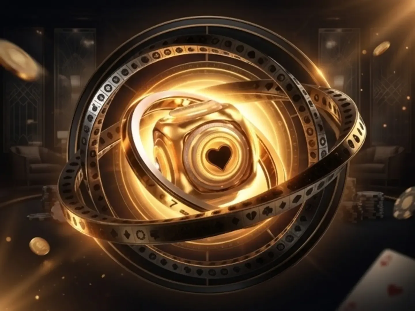 Spinsy Casino Jackpot Bonus mit goldenem Glückssymbol