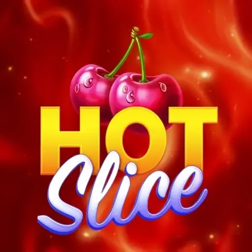 Hot Slice Slot mit Kirschen und feurigem Hintergrund auf Spinsy Casino